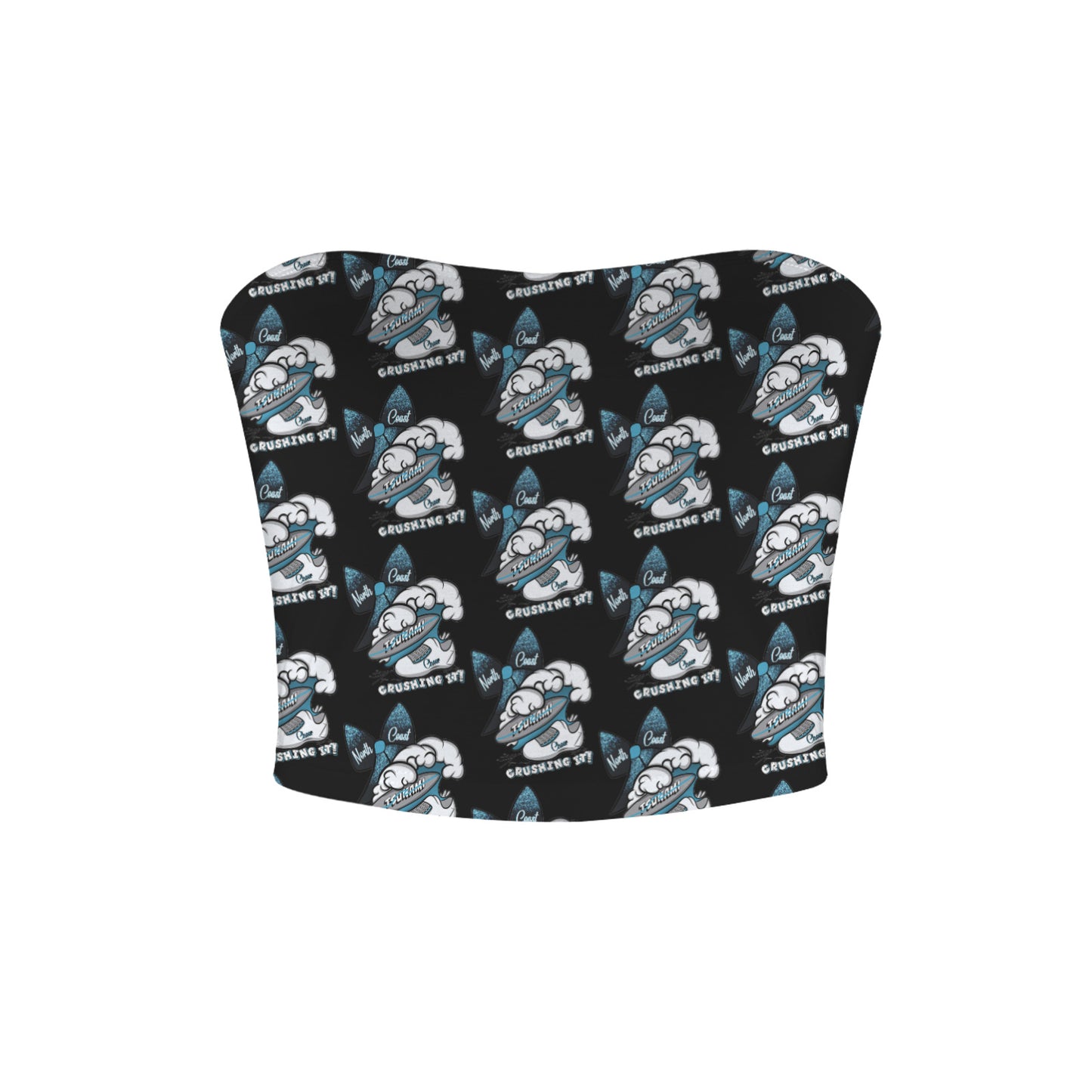 Backless Tube Crop Top