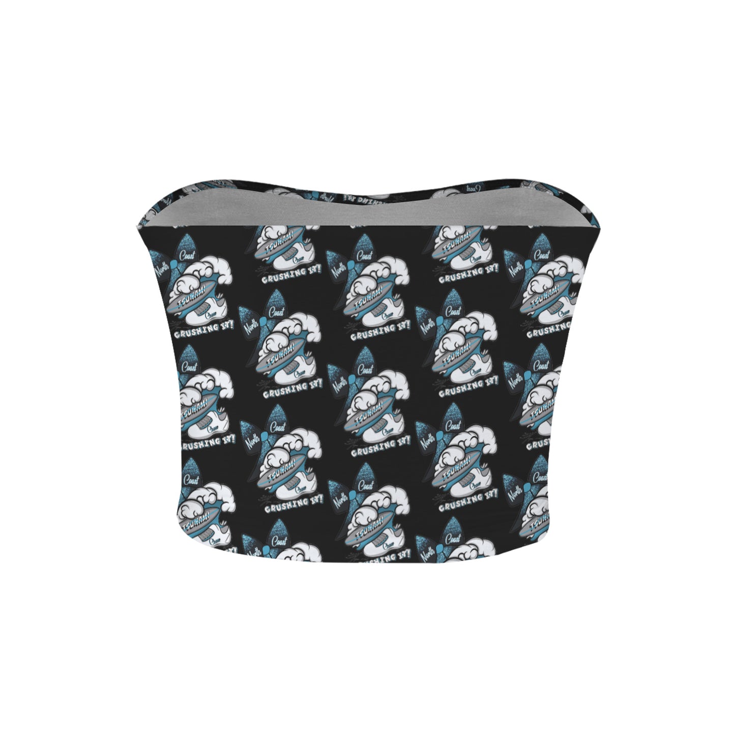 Backless Tube Crop Top