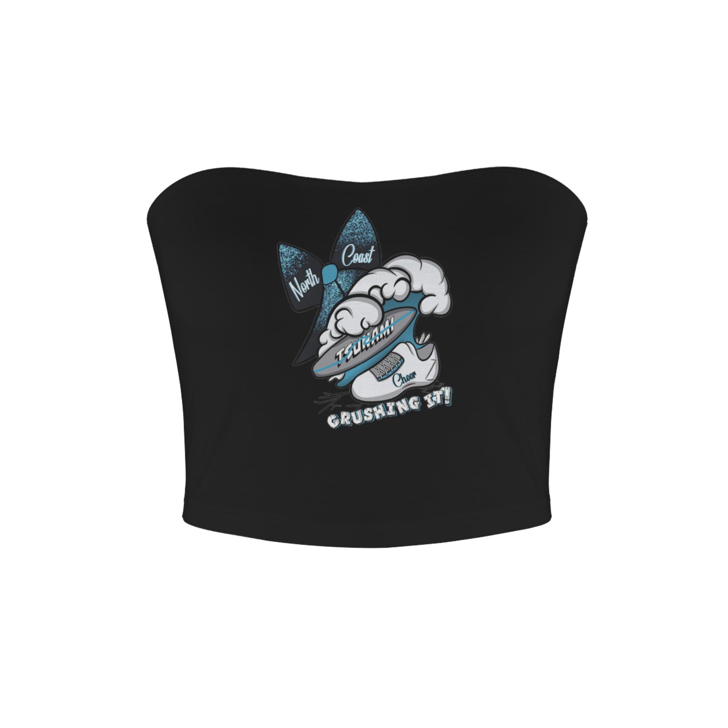 Backless Tube Crop Top