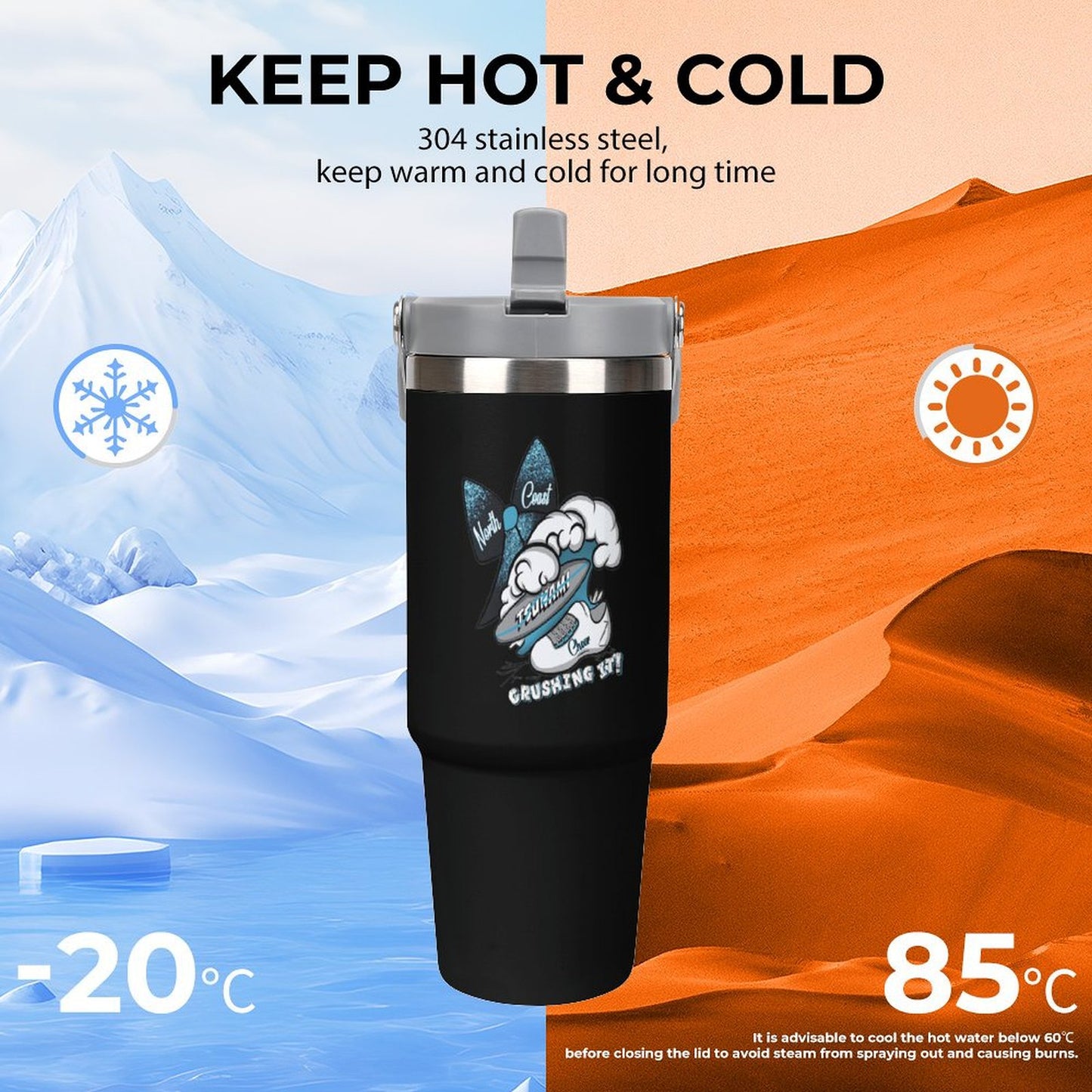 Tumbler with Top Handle