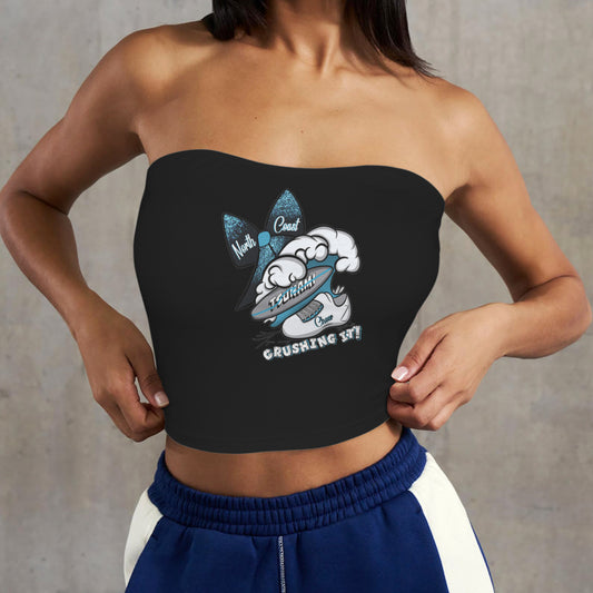 Backless Tube Crop Top